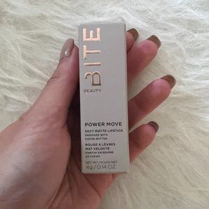 NEW Bite Beauty | Power Move Hydrating Soft Matte Lipstick – Sugar Buns